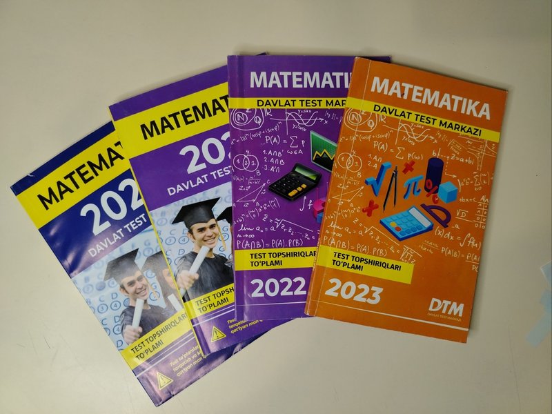 Matematika. DTM testlar to'plami.