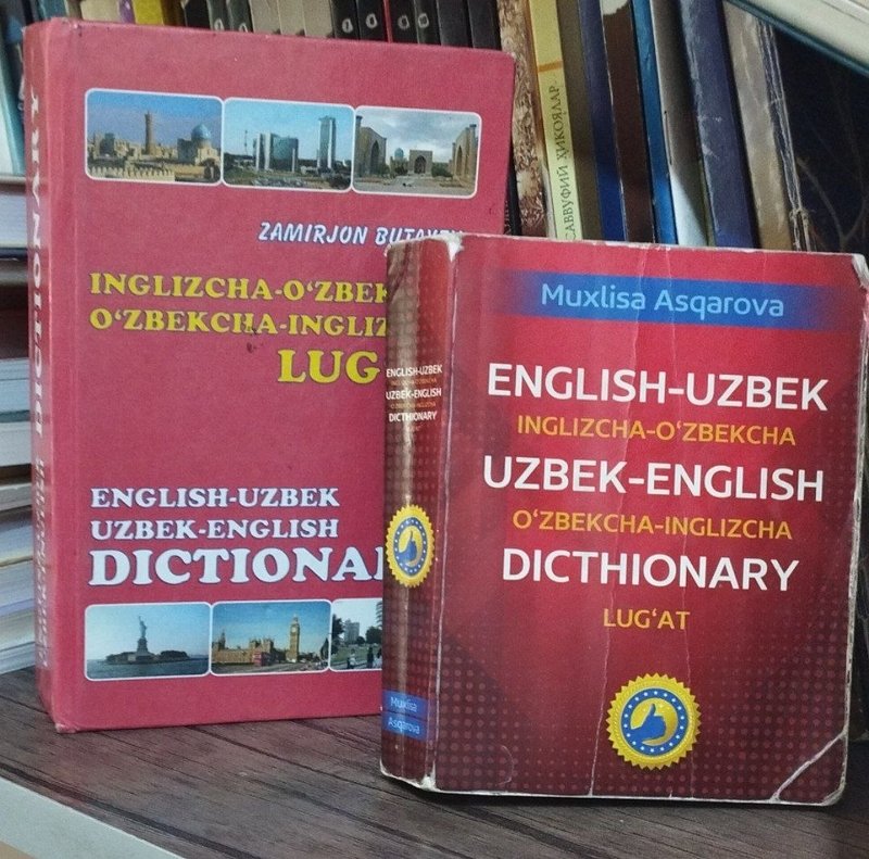 Uzbekcha inglizcha dictionary