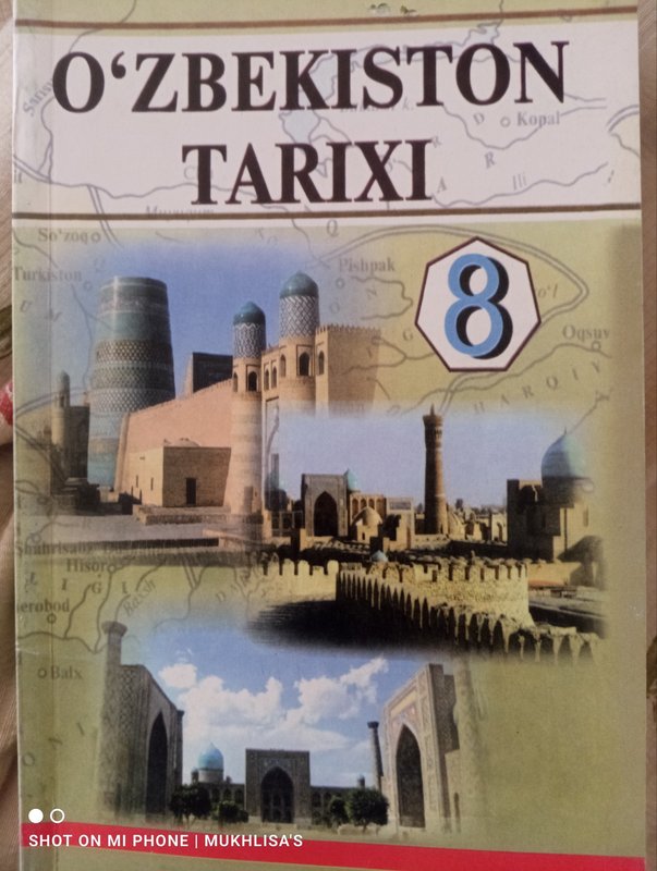 8-sinf Oʻzbekiston tarixi